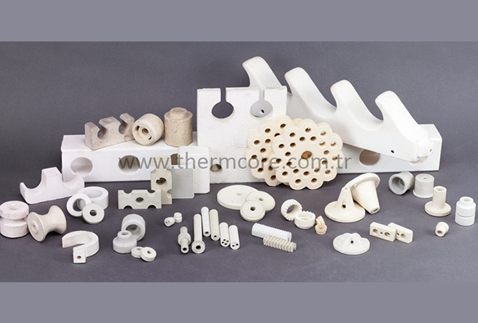 Teknik Seramikler  >> ELEKTRO PORSELENLER, ALUMİNA SERAMİK, KORDİERİT, MULLİT KORDİERİT - Thermcore Marmara Metal